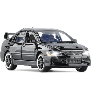 Diecast 1:32 Alloy <strong>Model</strong> LANCER Evolution lX <strong>EVO</strong> 9th Sound and Light Pullback Doors Open Metal Car <strong>Model</strong> Display Collection Toy - Product Image 1