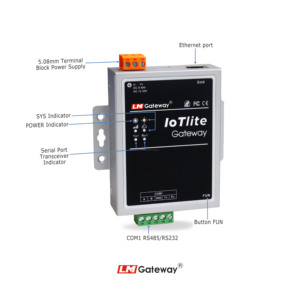 LM 101Lite RS485 Modbus RTU TCP a BACnet/IP Converter Gateway para sistema de automatización de edificios BMS - Product Image 2