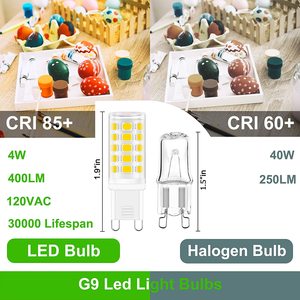 2022ขายดีโรงงานจีน CE CB ErP RoHS 2W/3W/4W/5W/7W ไม่มีการสั่นไหว G4 G9ซีรี่ส์ LED SMD หลอดไฟ - Product Image 2