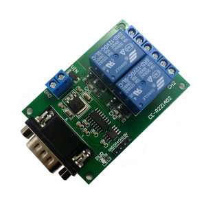 DC 12V 2 Channel DB9 Female/Male RS232 UART Remote Control Switch Board SerialポートRelay Module - Product Image 1