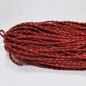 Multi-color Polyester Powder Twisted <strong>Cord</strong> Twisted Rayon <strong>Cord</strong> Satin Rope Silk Braid 100% Polyester <strong>5</strong> <strong>MM</strong>/ Custom Diameter - Product Image 2