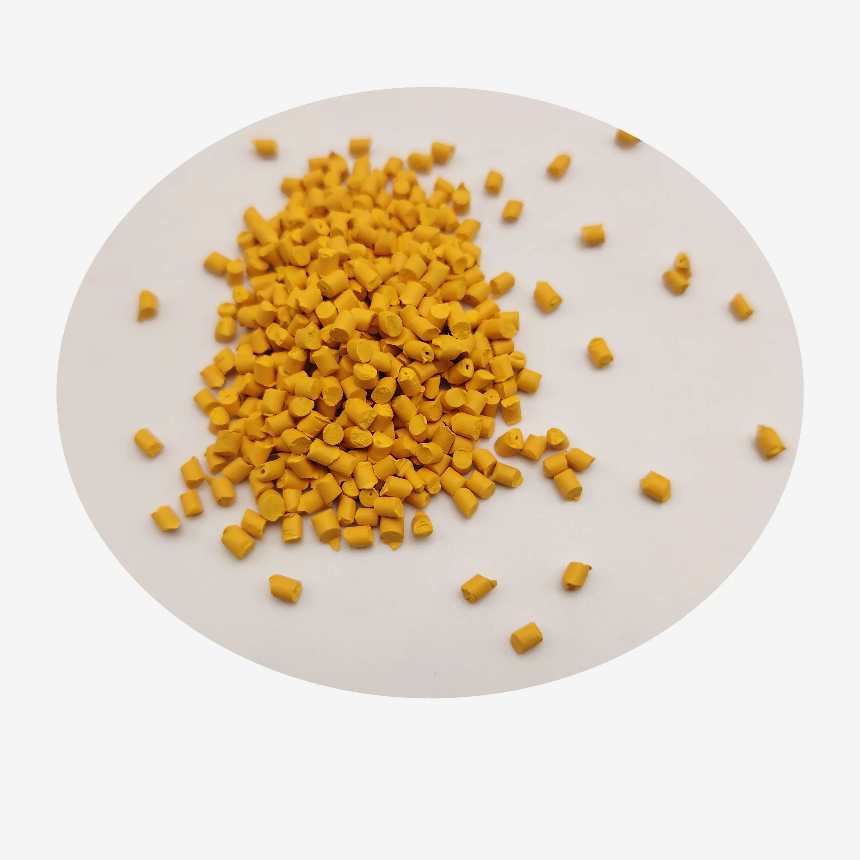 Farbe Masterbatch leuchtend gelb Polypropylen-Granulat Spritzgießfarbe