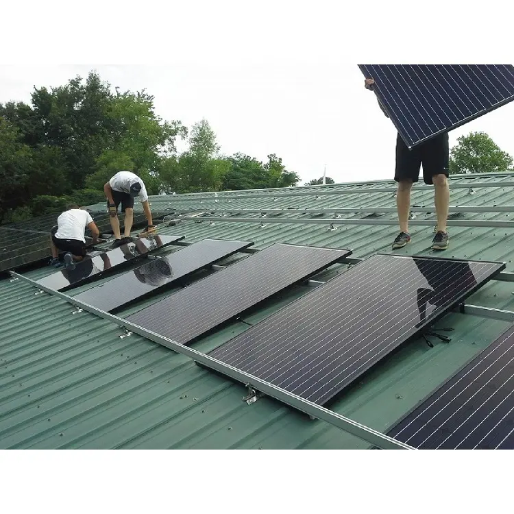 Système de montage solaire structure de panneau solaire système de montage solaire sur le toit