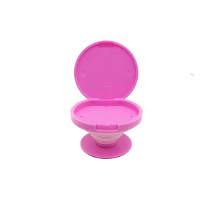 Großhandel 6g New Unique Handy halter Leere Lippenstift behälter mit Spiegel Kompakte Hülle Lidschatten Palette Blush <span class=keywords><strong>Container</strong></span>