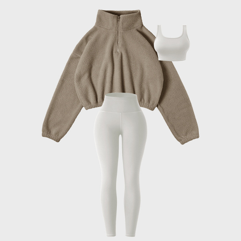 Khaki three piece set