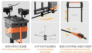 Elektrischer Baum-Hindernisbeseitigungsroboter für die Wartung von Stromleitungen - Product Image 3