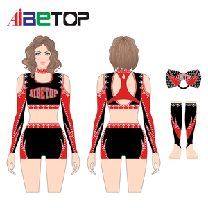 เครื่องแบบเชียร์ส่วนบุคคลชุดเชียร์ลีดเดอร์ดาวทุกดวงออกแบบได้ตามต้องการ - Product Image 3