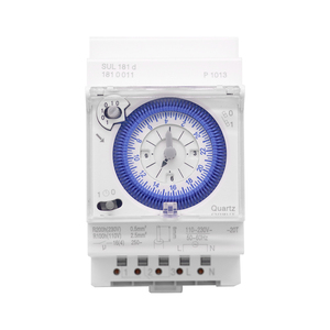 SUL181d Timer meccanico 24 ore relè interruttore orario Timer programmabile elettrico interruttore Timer su guida Din 24 ore - Product Image 1