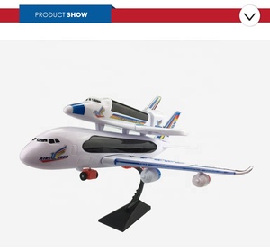 电动万能双层飞机模型飞机，带彩色3d灯显示 - Product Image 3