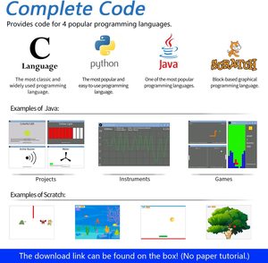Raspberry Pi 4B Ultimate Starter Development Kit für Raspberry Pi 4B/3B/PI 400 mit 223 Artikeln, 104 Projekten - Product Image 4