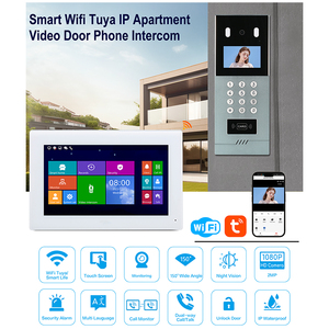 Zugangs kontroll system für den Außenbereich mit Video-Gegensprechanlage und Türklingel für Apartment komplexe - Product Image 2