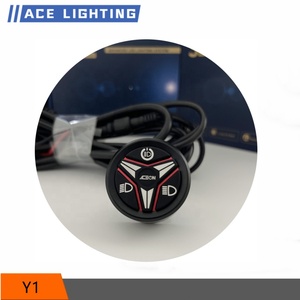 M100 MINI Driving <strong>Light</strong> Kit With Y1 Switch Harness M100+Y1 Bi-LED Projector ACEON Dual Color Auxiliary <strong>Light</strong> 60W for Motorcycles - Product Image 5