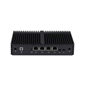 Qotom Mini ordenador I5 4200u Firewall integrado sin ventilador Mini PC X86 Win10 sistema I5 CPU 4 Lan 4 USB - Product Image 1