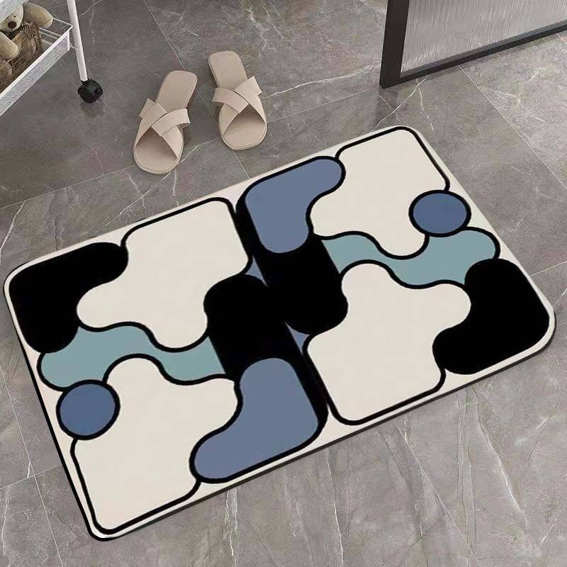 Tappetino bagno-blu cielo