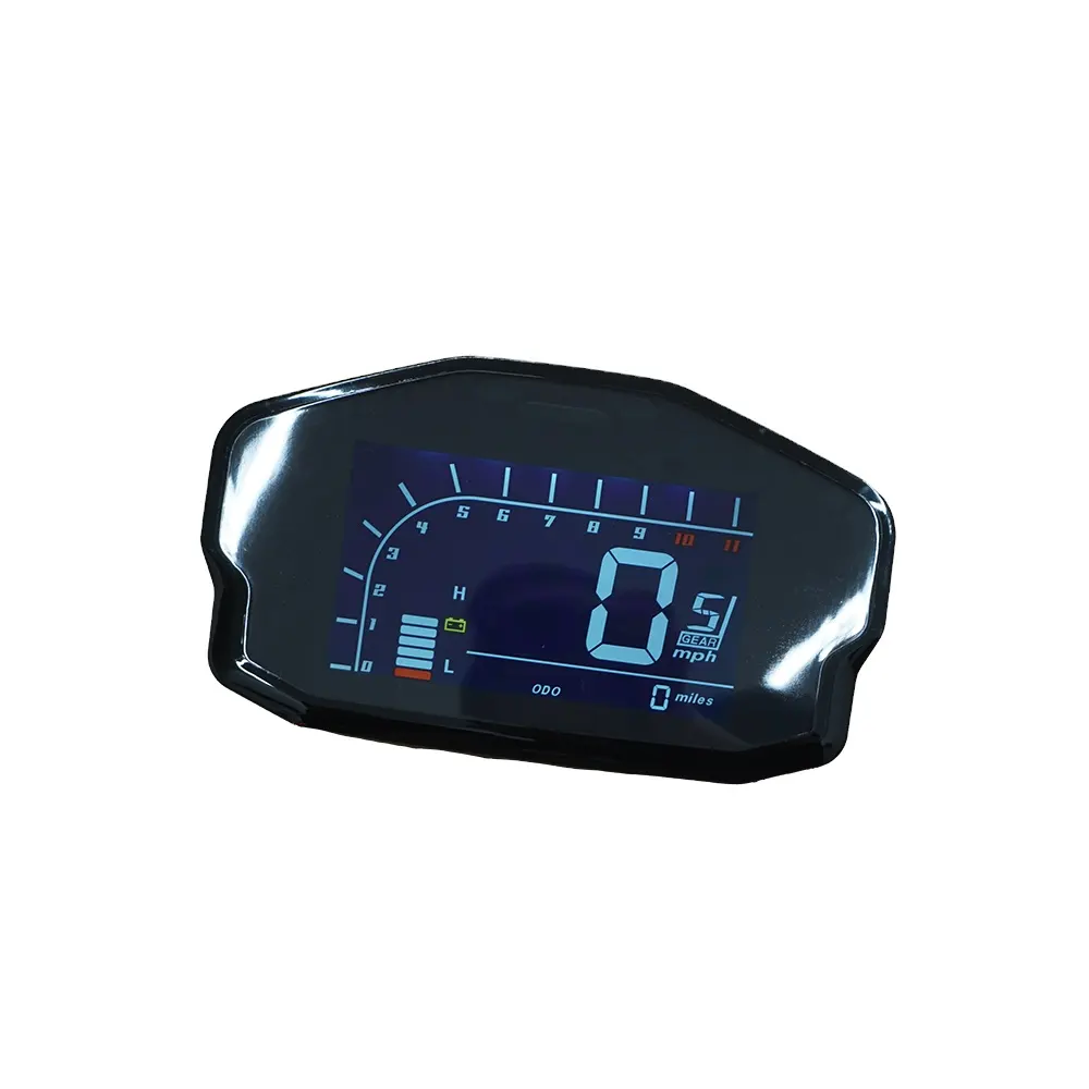 SiAECOSYS Nouveau compteur de vitesse LCD-M DKD avec communication en option LIN/CAN-BUS pour scooter électrique et moto