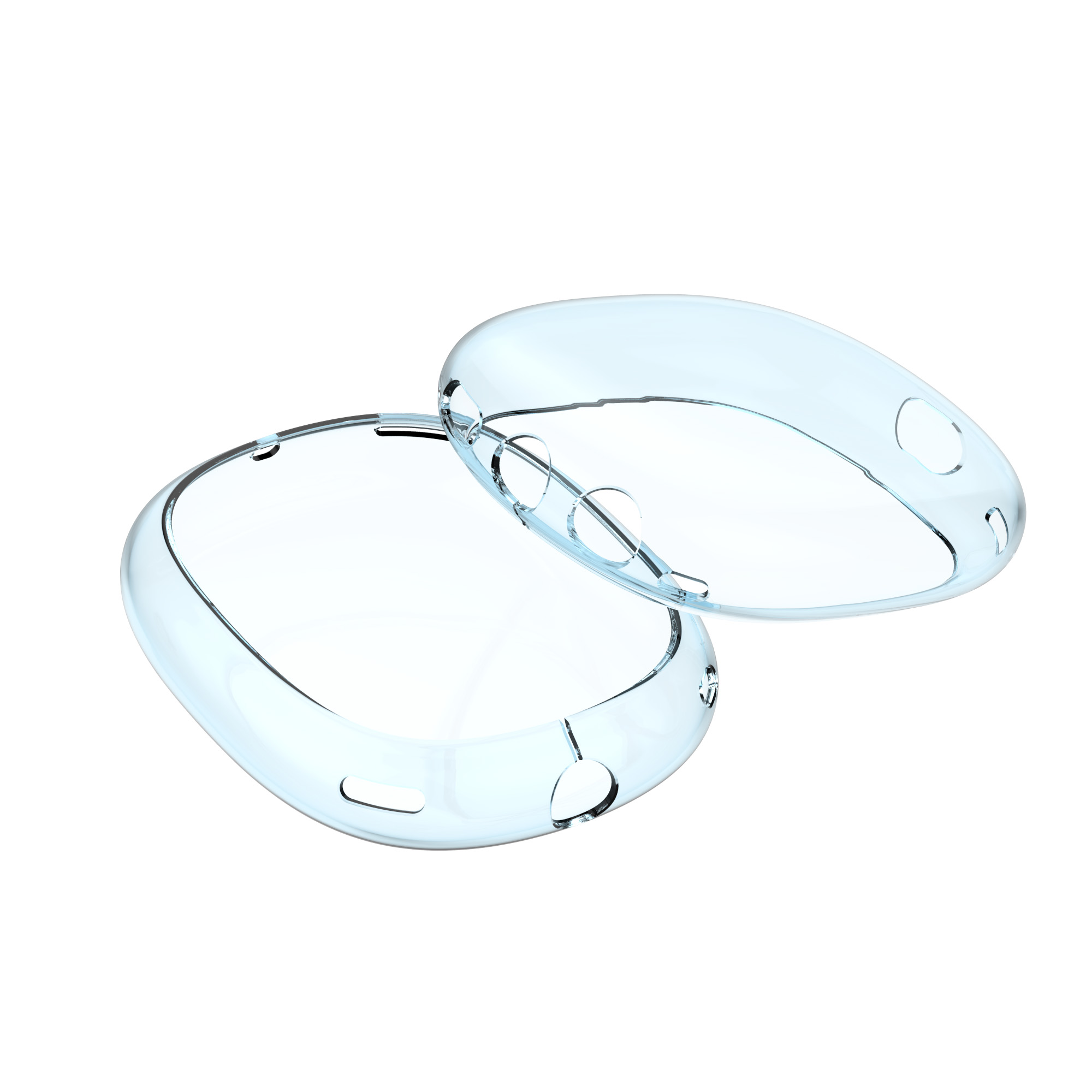 Transparent blue