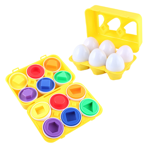 Eggs Set Learning <strong>Shapes</strong> and Colors Educational Puzzle <strong>Sorting</strong> Games Improve Motor Skills Toddler Egg Toys - Product Image 1