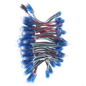 5v IP68 di Colore Completo di rgb luci modulo Indirizzabile led pixel strings segnaletica WS2811 12 millimetri pixel led - Product Image 1
