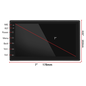 Car Navigation <strong>System</strong> with Live Traffic Updates <strong>Android</strong> Auto Compatible Offline Maps &amp; Voice Control - Product Image 3