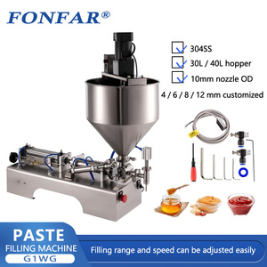 Elektrikli yarı otomatik yağ dolum makineleri/domates püresi dolum makinesi/suyu dolum makinesi - Product Image 4
