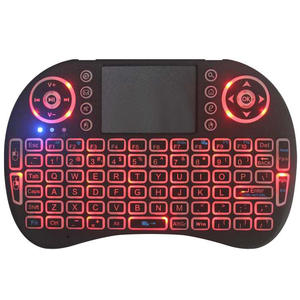 VONN i8 inalámbrico 2,4G Mini teclado soporte OEM 7 colores retroiluminado Venta caliente teclado para juegos de computadora Smart TV Box - Product Image 3