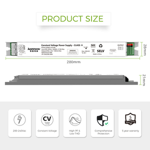 High Efficiency <strong>36W</strong> <strong>24V</strong> 1300mA Constant Voltage Isolated <strong>Led</strong> Driver for <strong>Led</strong> Linear Light - Product Image 4