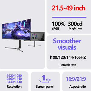 Factory Price New UHD 34 Curved LCD <strong>Computer</strong> Gaming <strong>Monitor</strong> HDR with Speaker 21:9 Display Ratio for Desktop <strong>Use</strong> - Product Image 4