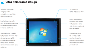 19.1&quot; Capacitive Touch IP65 Waterproof 4G+64G WIN/<strong>Linux</strong> Fanless Industrial Panel PC Suitable for Embedded Desktop <strong>Installation</strong> - Product Image 4