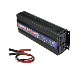 高容量2000瓦太阳能逆变器家用12V 24V 110V 220V DC交流48v输入100A 50A电流50/60hz输出频率