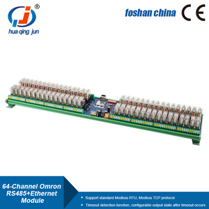 Huaqingjun 64-Channel RS485 LAN Ethernet RJ45 Módulo de relé Modbus RTU Modbus TCP DO Módulo para inducción ETC - Product Image 2