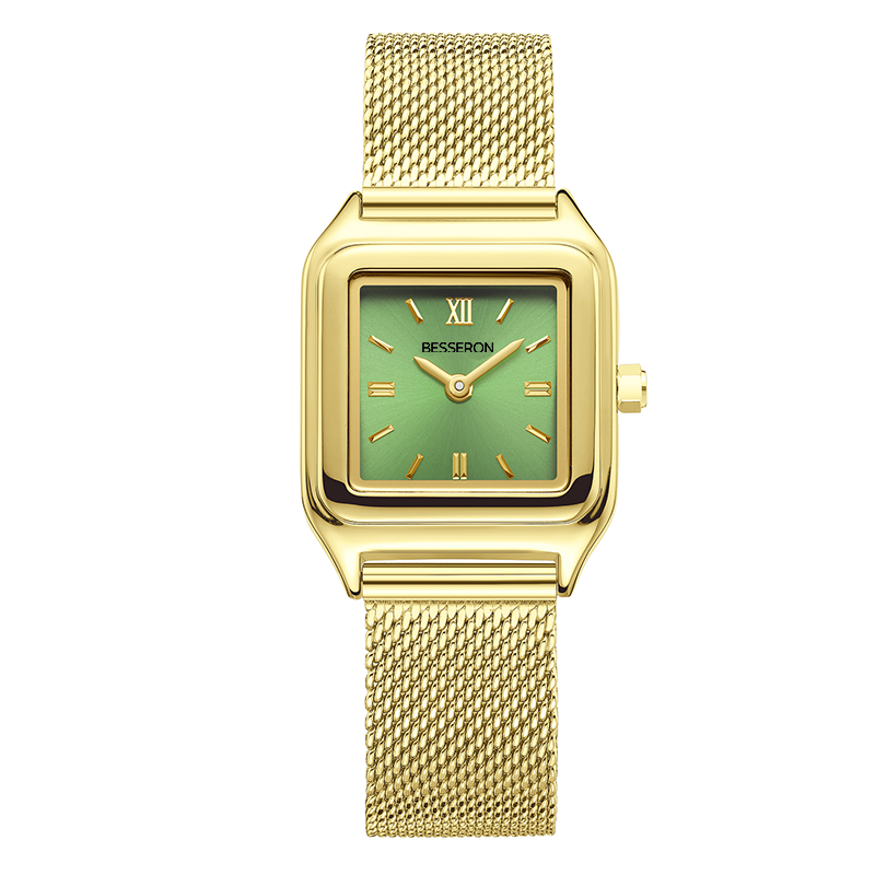 Montre dorée pour femme