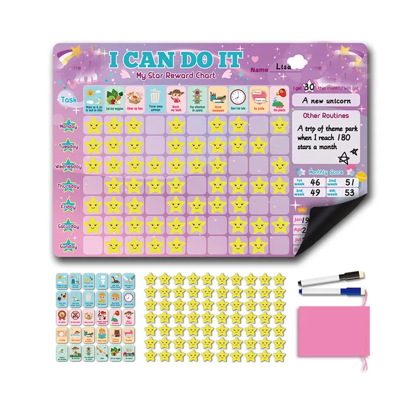 Mini Escrita Digital Magnética Alta Qualidade Whiteboard Weekly Calendar Planner Calendário Magnético Com Moldura