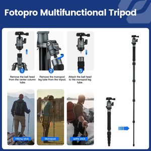 Fotopro tripod cho máy ảnh máy quay phim nhỏ gọn du lịch Tripod đứng nhôm Tripod và <span class=keywords><strong>Monopod</strong></span> cho DSLR máy ảnh - Product Image 2
