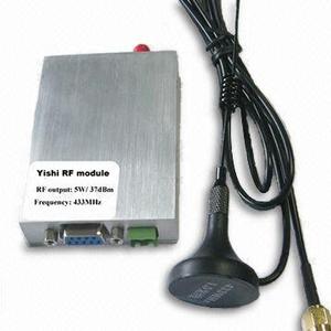 10km módulo transceptor RF (RS232/RS485/TTL) 5W 37dBm 433MHz, GFSK inalámbrica de datos por Radio AMR/POS/PDA