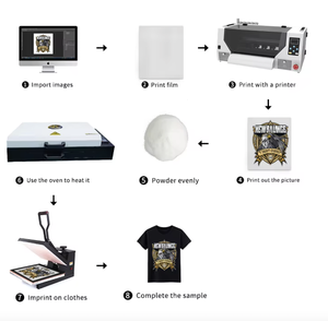 Mt Màu Hot Bán dtf máy in phun cho T-Shirts jeans overcoats phần mềm thông minh tốc độ nhanh & xp600 đầu in - Product Image 5