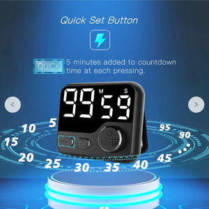 Grande schermo grandi numeri visualizza frigorifero cucina rotante conto alla rovescia magnetico count up timer digitale - Product Image 3