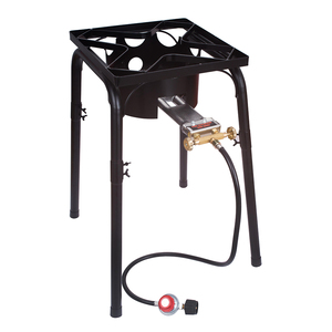 Cast Iron High Pressure <strong>Gas</strong> Cooker Propane <strong>Gas</strong> Burner Stand Cooker for Outdoor Camp Patio Backyard Small/Medium/Large Size