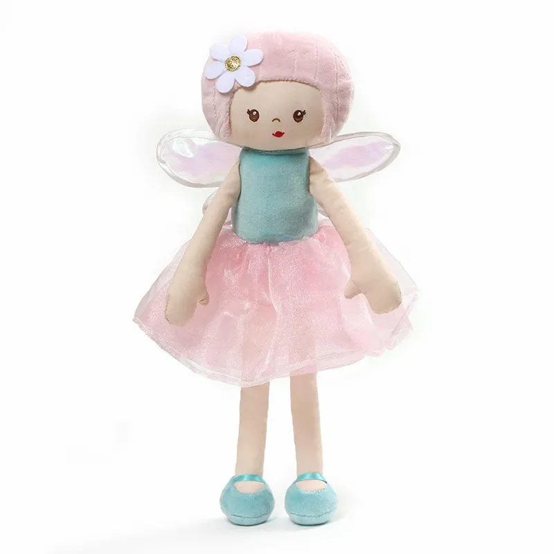 Boneco de pelúcia de pelúcia personalizado, vestido de balé para meninas, boneco de bailarina, novo design