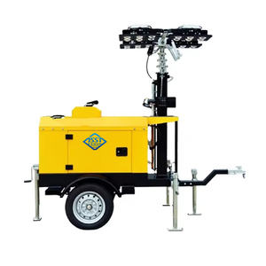 300kw di động máy phát điện diesel Bốn bánh xe trailer tiếng ồn thấp 3 giai đoạn đầy rẫy tần số nhà máy điện từ xa bắt đầu 230V đánh giá - Product Image 2