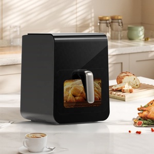 Friggitrice ad aria digitale moderna 6L a vapore con metodo di riscaldamento unico con finestra visibile - Product Image 2