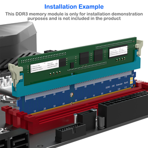 <strong>Desktop</strong> Computer DDR3 Ram Adapter <strong>DDR</strong> 3 <strong>Memory</strong> Module for Test Protection Card Short Fixed Buckle RAM protection Accessories - Product Image 5