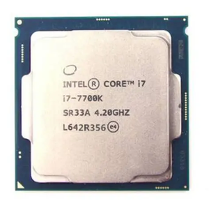 Yeni PC için kullanılan çekirdek i7 7700 7700k bilgisayar işleme ünitesi SR338 CPU çekti - Product Image 1