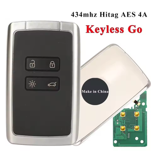 4BTN Smart Remote <strong>Key</strong> 434mhz Hitag AES 4A Pcf7953M for Megane 4 Talisman Kadjar <strong>Espace</strong> 5 Keyless Go Entry <strong>Key</strong> - Product Image 1