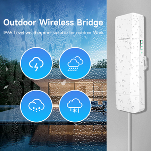 5กม. WiFi เครื่องส่งและตัวรับสัญญาณ WiFi ไร้สายเครือข่ายกลางแจ้งสะพานส่งทางไกล5.8กิกะเฮิร์ตซ์สะพานไร้สาย - Product Image 2