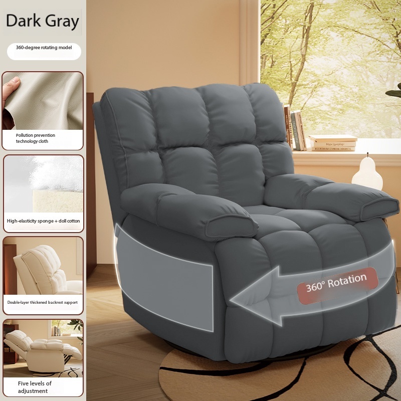 Tela tecnológica impermeable de 5 niveles, nueva 360° Modelo giratorio)Gris oscuro