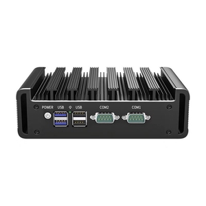 Router Mini Firewall N100 di dodicesima generazione 4x2.5G Celeron J4125 Mini Computer industriale senza ventole 2 * DB9 COM OPNsense rete Internet - Product Image 3