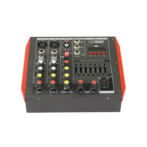 ELM 4 Channels Mini Usb Interface <strong>Controller</strong> Power Mixer Effect Sound Console Power Mixer Amplifier - Product Image 3