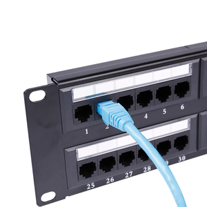 Panel de conexión de red 2U 19 pulgadas UTP CAT6 48 puertos 110 IDC y DUAL IDC RJ45 Panel de conexión Modular - Product Image 3