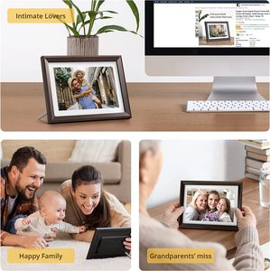 Shenzhen fabrika büyük stok Frameo 10.1 "dokunmatik ekran duvara monte Wifi bulut dijital resim çerçeveleri - Product Image 5