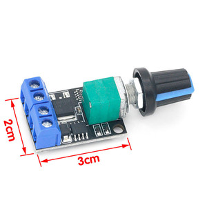 PWM DC regolatore di velocità del motore 5V-16V12V interruttore di controllo della velocità 10A funzione LED Dimming modulo di controllo della velocità - Product Image 1